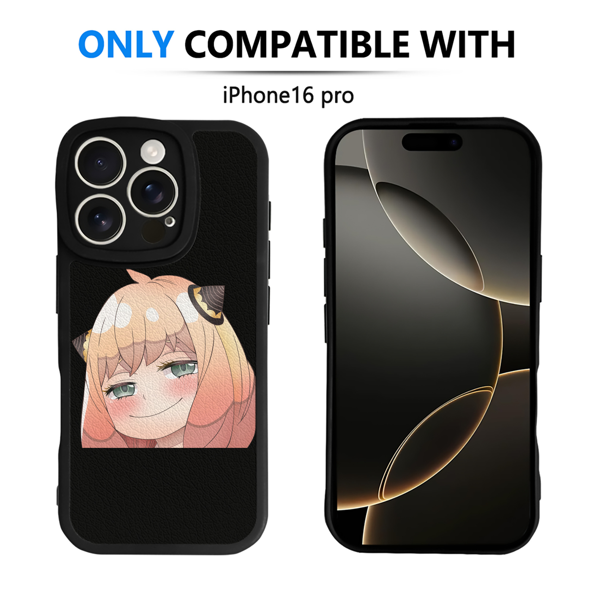 （画像用） SPY×FAMILY间谍家家酒 【iPhone 16シリーズ対応】シリコンスマホケース（レザー調） 材質：シリコン